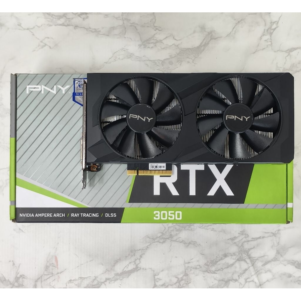 PNY GeForce RTX 3050 8GB VERTO 8G DDR6 มือสอง พร้อมส่ง