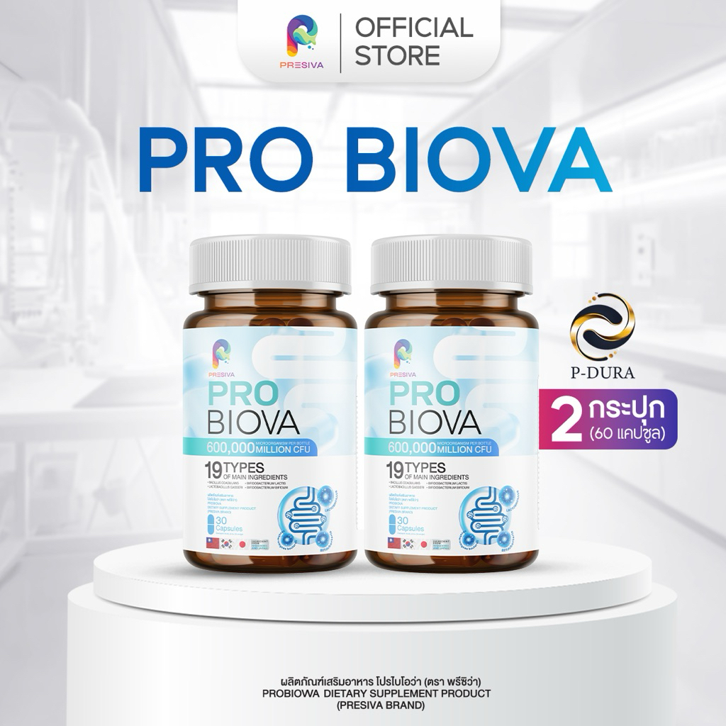 โปรว้าว [1 แถม 1] Probiova โพรไบโอว่า โพรไบโอติก Probiotic ดีท็อกซ์ ลำไส้ ท้องผูก ท้องอืด ผิว สวย