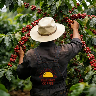 Mooday เมล็ดกาแฟ Colombia [กลิ่นฟรุตตี้มิ้นท์-Sunny Fruit Bloom] อาราบิก้า 100% คั่วกลาง หอมธรรมชาติ ไม่เติมน้ำตาล
