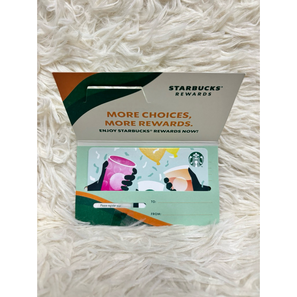 Gift vourcher Starbucks card มูลค่า 200 บาท หรือ 100 บาท – โปรปัง