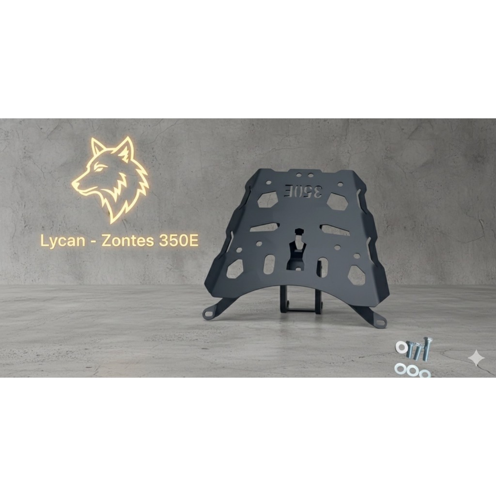 Rackท้าย Zontes 350E , Zontes 350E ตะแกรงท้าย rack ท้ายตรงรุ่น Zontes 350E (SH-02) 😎A😎