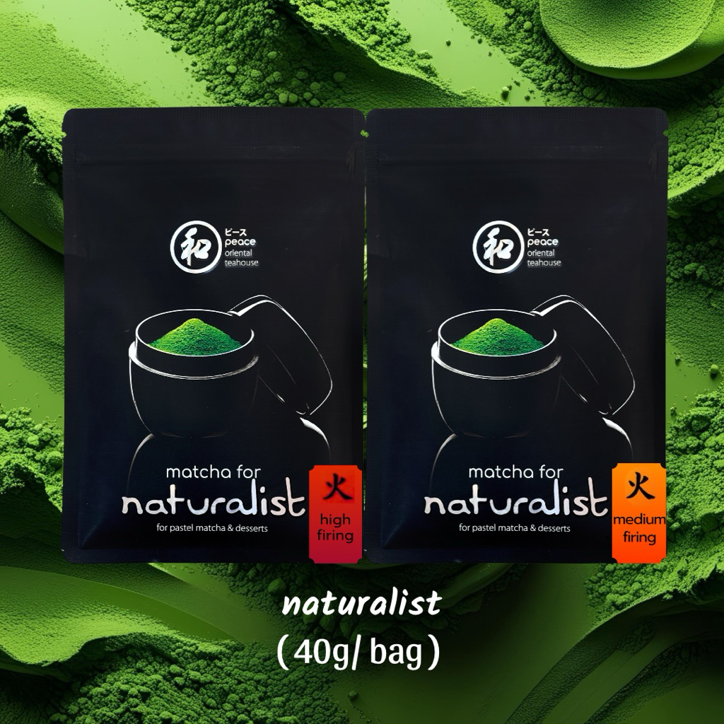 พร้องส่ง Peace matcha ผงมัทฉะแท้ 100% ไม่ผสมน้ำตาล | Naturalist high , Naturalist medium