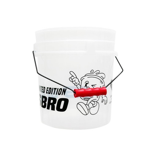 GLOSSBRO Supreme Bucky Bucket 18L , ถังน้ำล้างรถพรีเมี่ยมลายบัคกี้ (แบบใส) 18 ลิตร