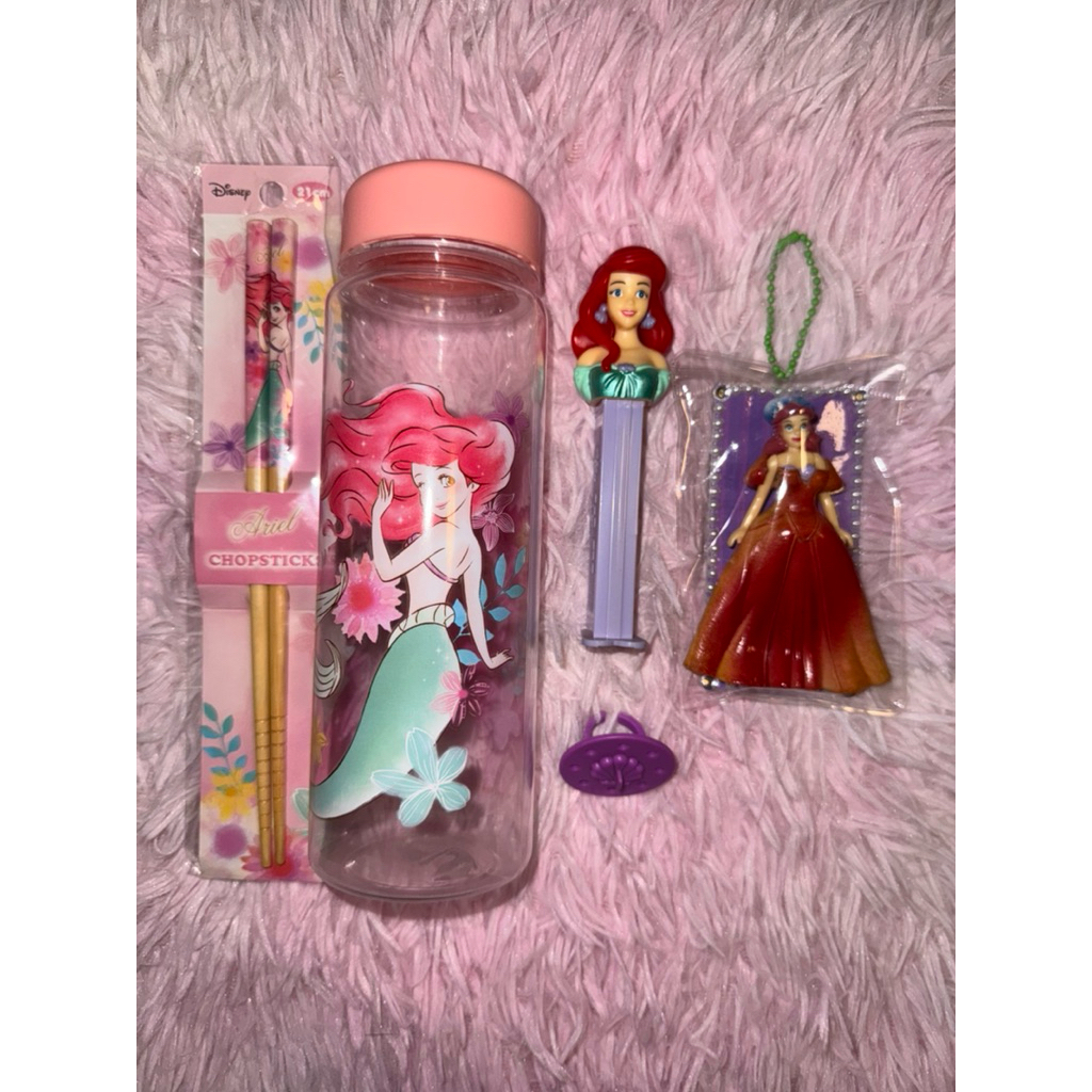 set little mermaid arial ลิขสิทธิ์แท้ ตะเกียบ,กระบอกน้ำ,PEZ,polly pocket งานเก่า