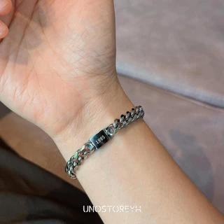 🔥ข้อมือสแตนเลส สร้อยคอ สลักชื่อ รุ่นGRIT ข้อมือสลักชื่อ กำไลสลักชื่อ เครื่องประดับผู้ชาย