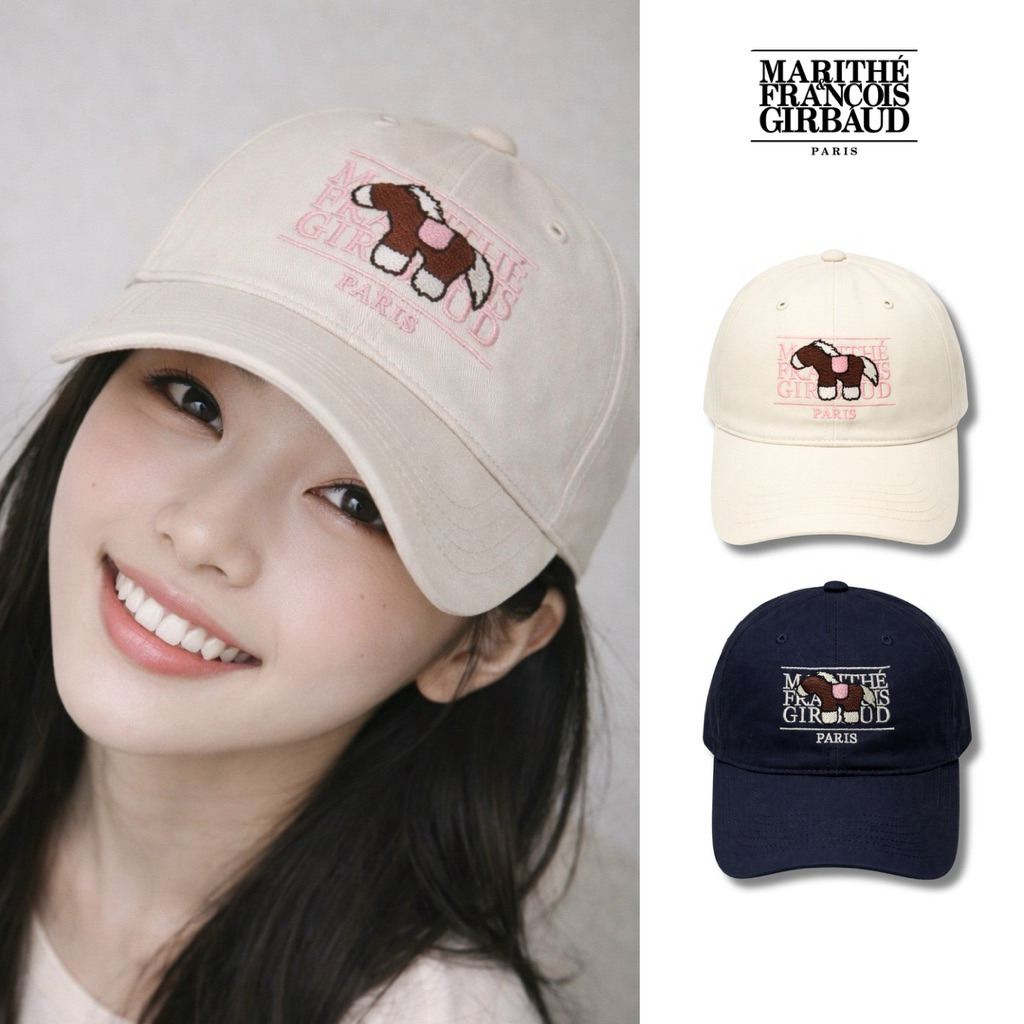 พร้อมส่ง / หมวก Marithe Francois Girbaud Pony Classic Logo ส่งสินค้าทุกวัน ส่งเร็ว 💯