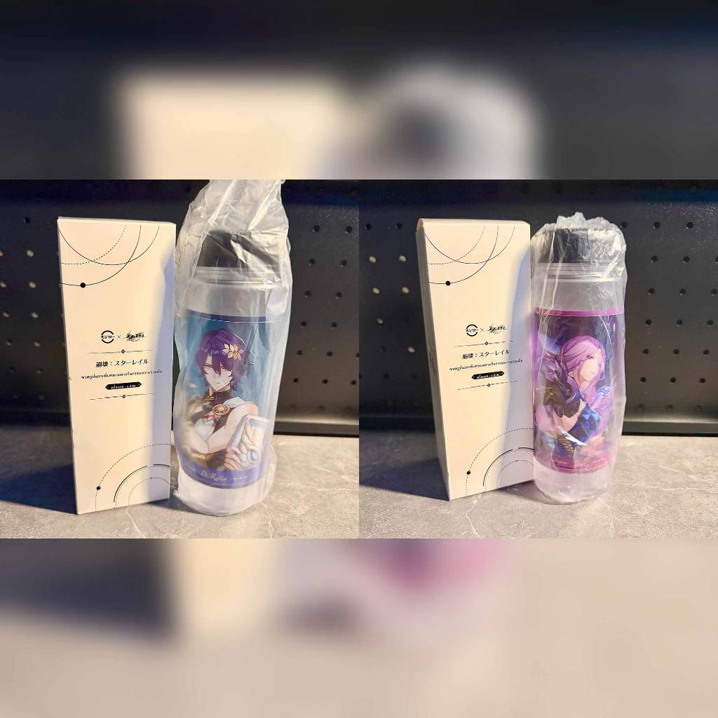 (พร้อมส่ง) กระบอกน้ำ ของแท้ Honkai Star Rail คอแลปร้าน Sushiro เปิดแค่กล่อง แต่ไม่เคยเอาออกจากถุง