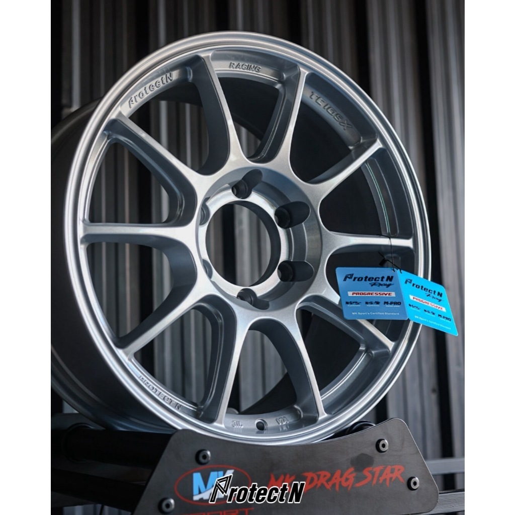 ล้อ TC105X งาน MK PROJECTN ขอบ 18 กว้าง 8.5 นิ้ว ออฟ +35 6รู สีบรอน ราคาต่อวง แถมฟรีจุ๊บเหล็ก