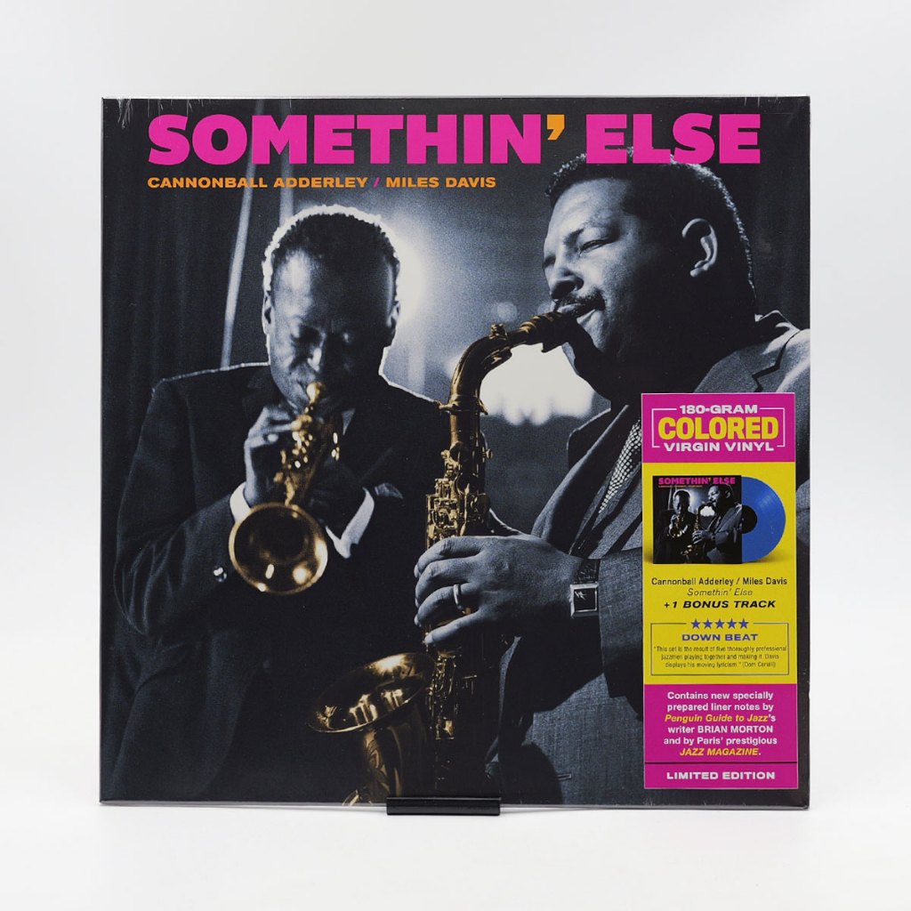 (New) Cannonball Adderley & Miles Davis – Somethin’ Else / แผ่นเสียงไวนิล LP แจ๊ส / Jazz Vinyl Recor