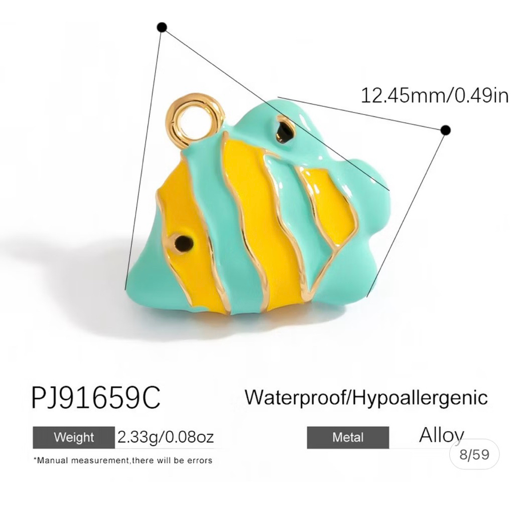 Ocean Fish Charm 🐠✨ – Summer Cute | ME~FIMUE