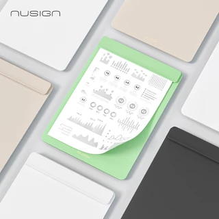 (Nusign) กระดานคลิปบอร์ดหนีบได้ รุ่น NS501 ขนาด A4 หนีบกระดาษแน่น ไม่หลุดร่วง (2สี/จำหน่าย 1 ชิ้น)