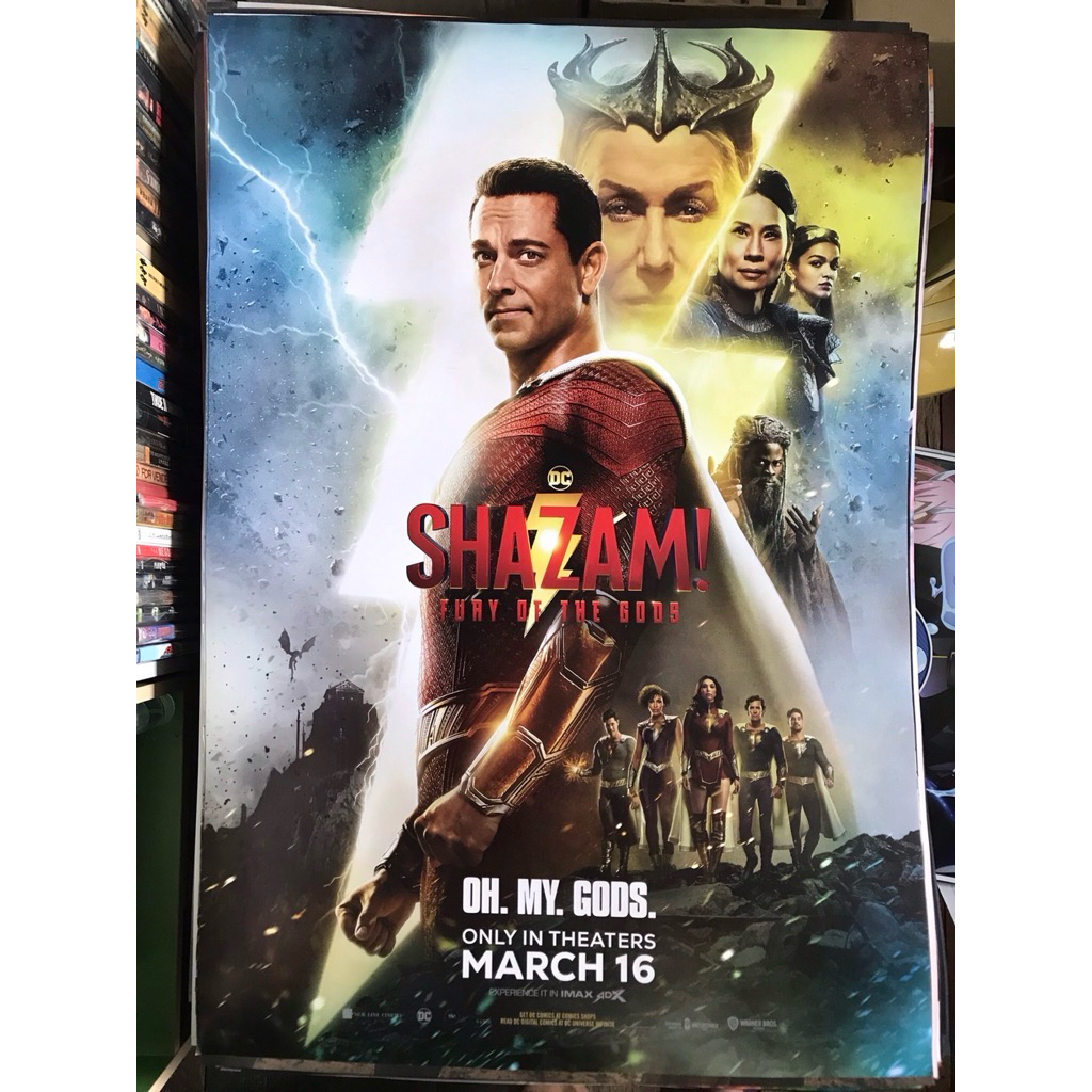 Shazam! Fury of the Gods  (ชาแซม! จุดเดือดเทพเจ้า) โปสเตอร์ภาพยนตร์