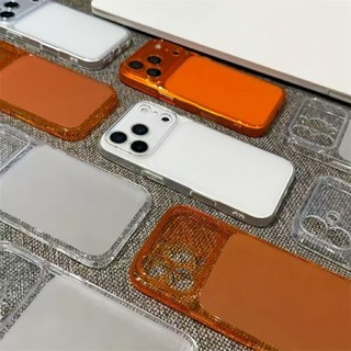 เคสTpuงานด้าน ไม่เป็นรอยนิ้วมือ เคสนิ่มใส หลังขุ่น กันกล้อง for iPhone 17-16-15-14-13-12-11 17promax 16promax 16plus