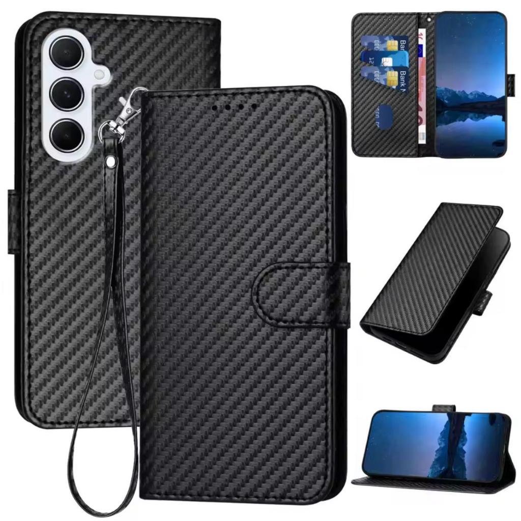 เคสแบบพับได้ แคปล่า สำหรับ Samsung A57 A37 A27 A07 A17 A06 A16 A56 A36 A26 S25FE S24FE ใส่บัตร แม่เหล็กล็อค