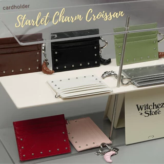 Starlet Charm Croissan การ์ดโฮเดอร์พร้อมcharmเลือกแมทช์สีได้(แถมกล่อง)