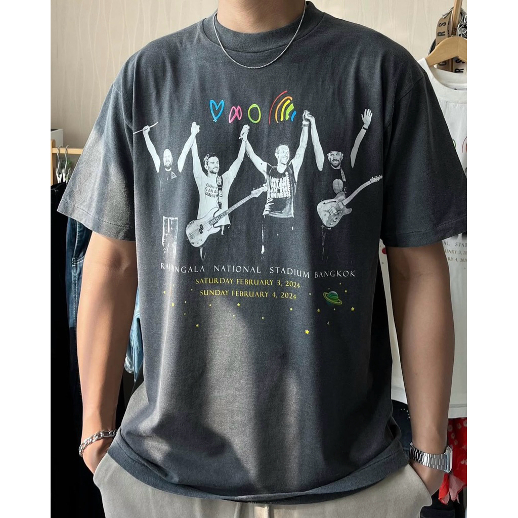 พร้อมส่ง เสื้อ Bootleg COLDPLAY 🌈