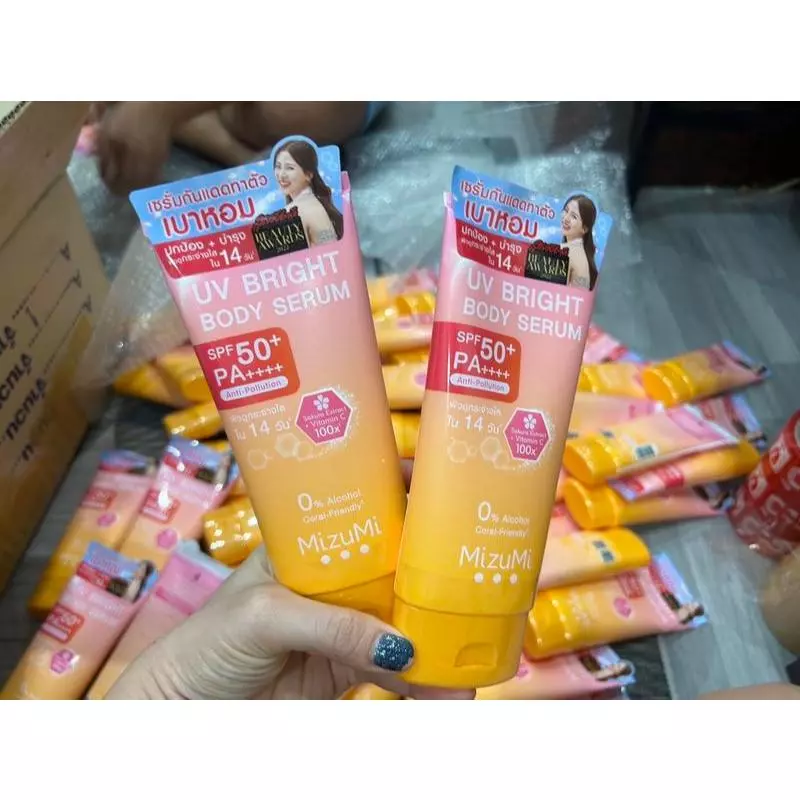 กันแดด MizuMi UV Bright Body Serum SPF50+ เซรัมกันแดด มิซูมิมิซึมิ กันแดด ผิวกาย ทาตัว ครีมกันแดด thumbnail 5