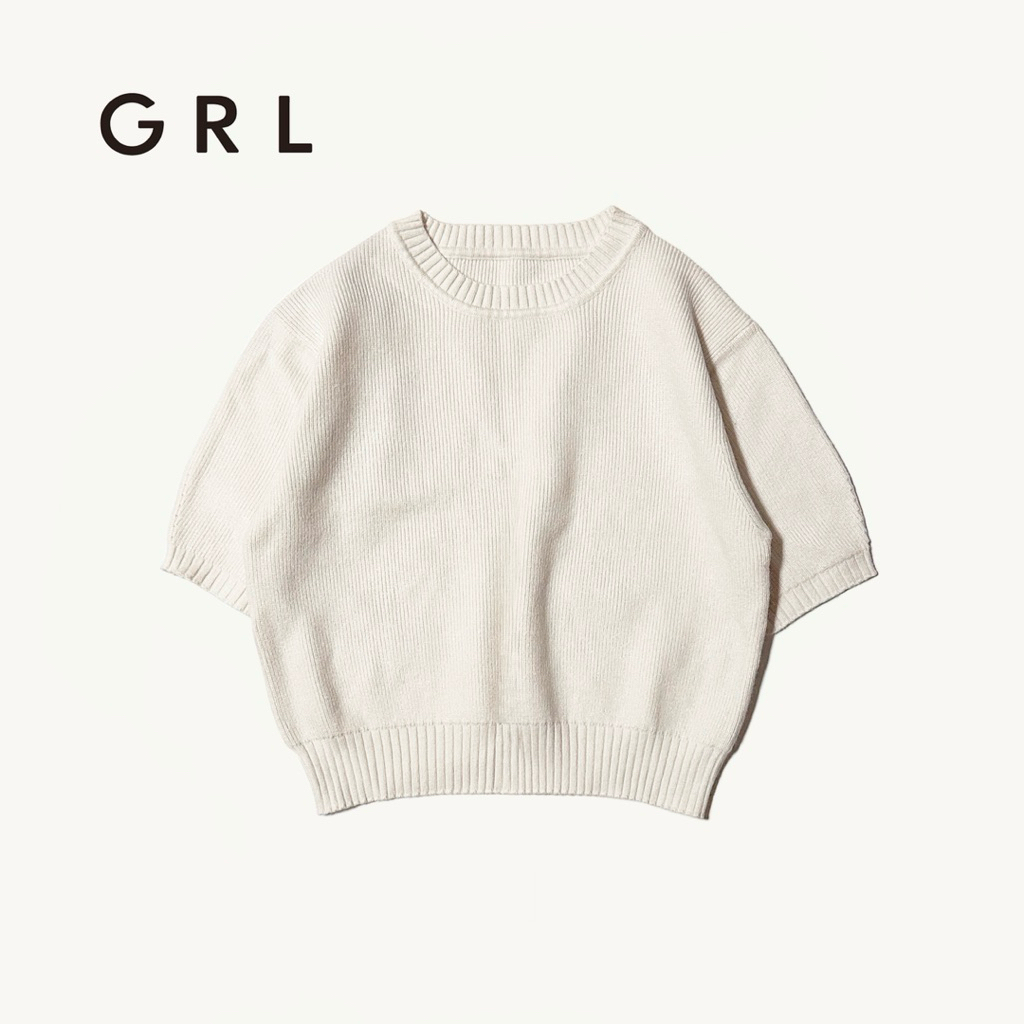 เสื้อคอกลมไหมพรม GRL