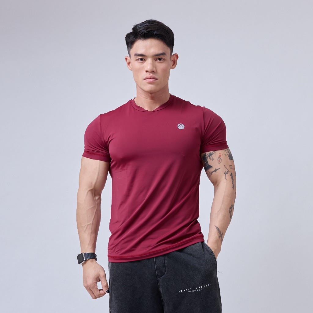 Musculo Dryfit active T เสื้อยืดกีฬาทรงสลิมฟิตแห้งไว