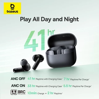 Baseus หูฟังบลูทูธไร้สาย รุ่น Bass BP1 NC In-Ear True Wireless Earbuds