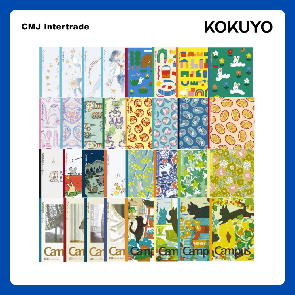 KOKUYO ILLUS NB B5 สมุด ILLUS NB สมุดโน้ต สมุดบันทึก ขนาด B5 A5