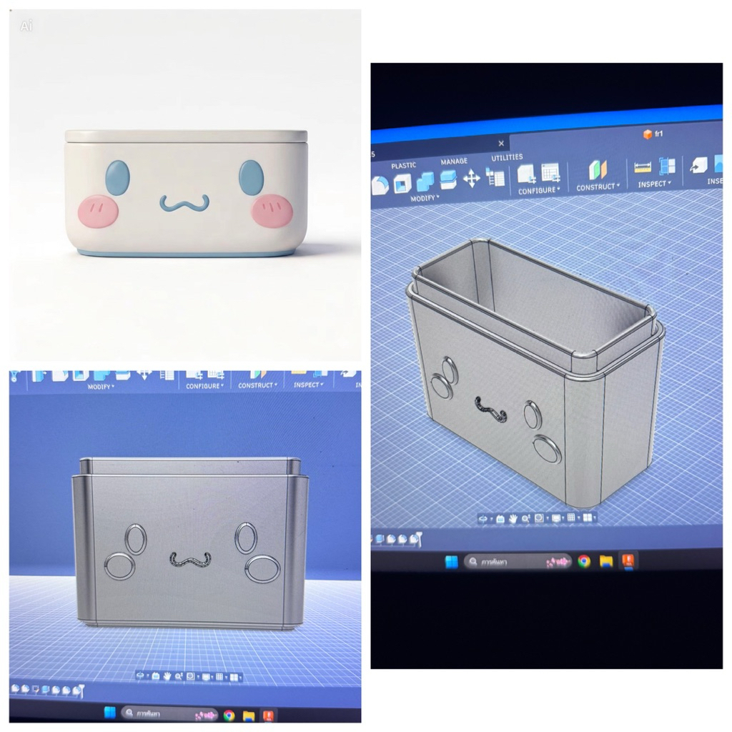 รับทำไฟล์3D รับเขียนแบบ 3D จากภาพ | ขายไฟล์ + มีบริการปริ้น 3D | เริ่ม 50 บาท | STL พร้อมปริ้น