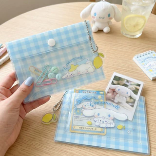 กระเป๋าใส่เหรียญ การ์ด หรือบัตรต่างๆ ลายลิขสิทธิ์แท้ Sanrio ขนาด 11.5x8 cm รุ่น 011 Kitty, Melody, Kuromi, Cinnamoroll