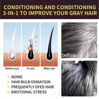 แชมพูปิดผมขาวสูตรสมุนไพร สารสกัดธรรมชาติแท้จาก 4สมุนไพร 500ml เลือกได้4เฉดสี ใช้สะดวก บำรุงเส้นผม ราคาคุ้มค่าที่สุด