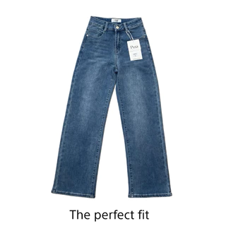 Pura:Code:PR003-PR004กางเกงยีนส์กระบอกกลางผ้ายืด(The Perfect Fit)ผ้าทอตัวพรีเมี่ยม ทรงคลาสสิก ผ้านุ่มละมุน ดีไซน์แต่งกระ