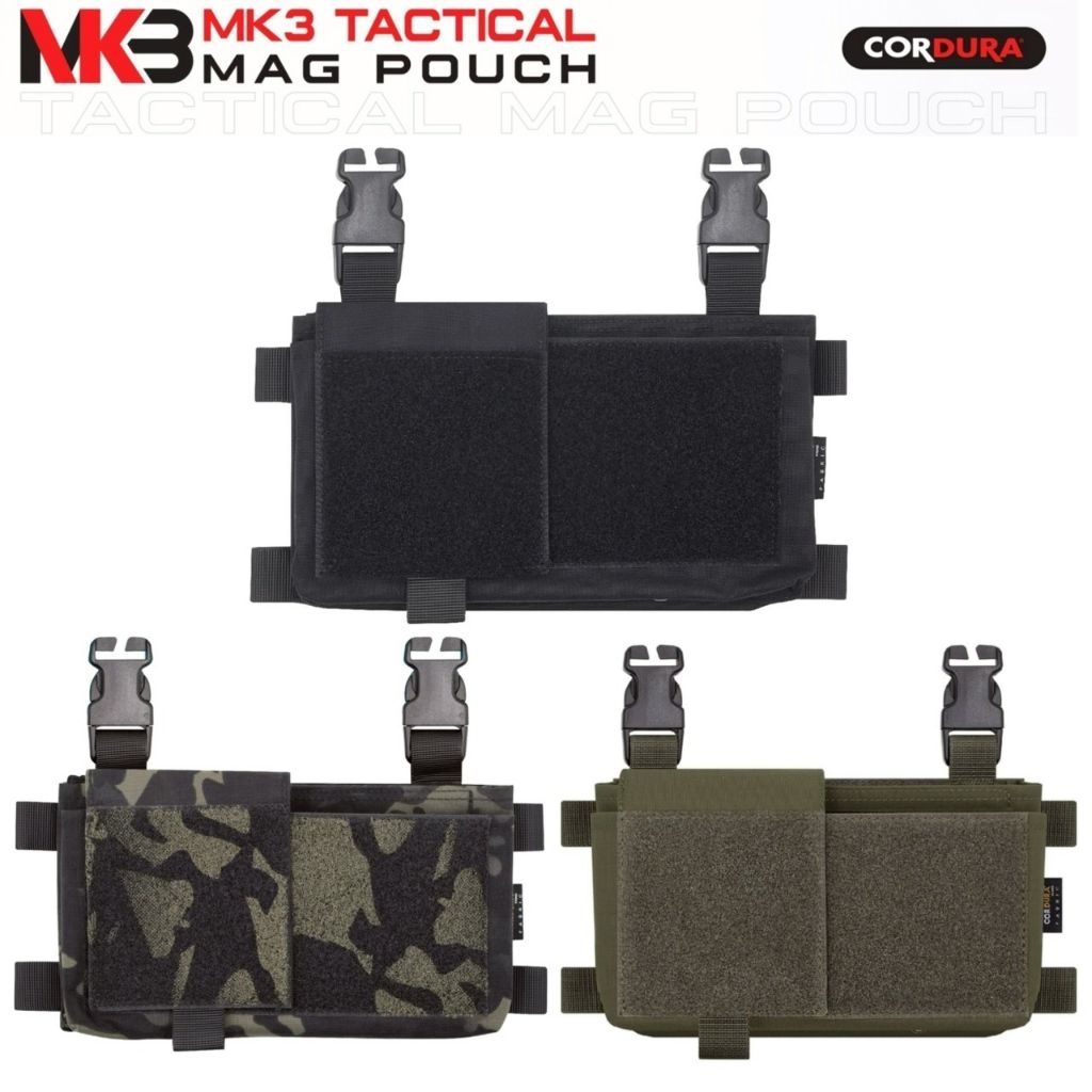 เพ้าหน้า MK3 Mag Pouch Cordura 500D ใส่กับเวสได้ทุกแบรนด์
