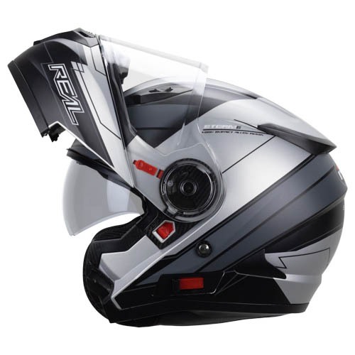 ใหม่ล่าสุด Storm Cyclone หมวกกันน็อค Real รุ่น Storm ทรง ยกคางได้ 2023 ไซร์ S-XXL  แว่น2ชั้น รองรับบลูทูธ