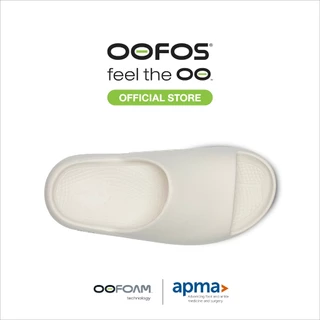 OOFOS OOahh Plus Chalk รองเท้าเพื่อการฟื้นฟู