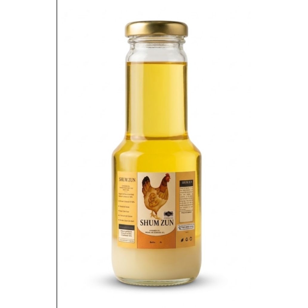 น้ำมันไก่ 100% ขนาด 280 ml.Chicken Oil Halal food.Gluten Free.Keto.Low Carb.Paleo