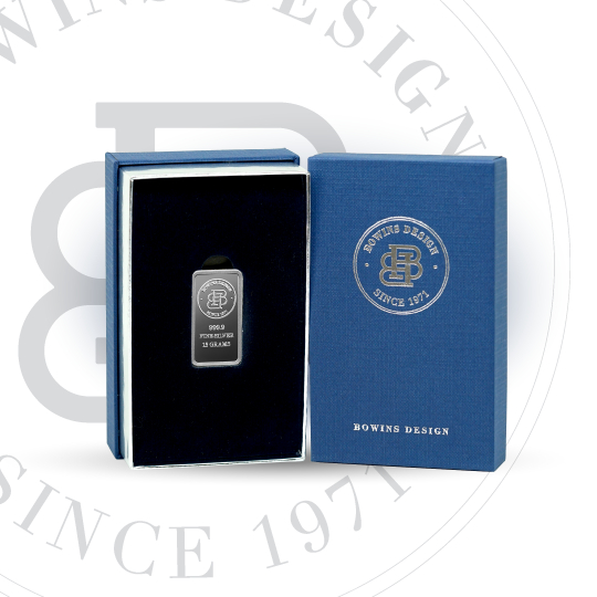 กล่องใส่แท่งเงิน 15 กรัม - Box for 15 grams of silver bars