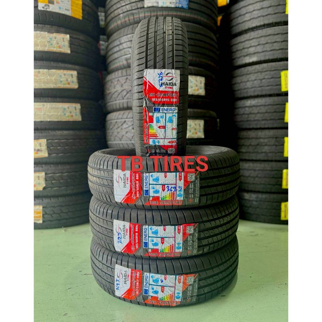 ยางรถยนต์ 185/65R15 EX-COMFORT 88H // HAIDA (ยางใหม่ปี 2025)