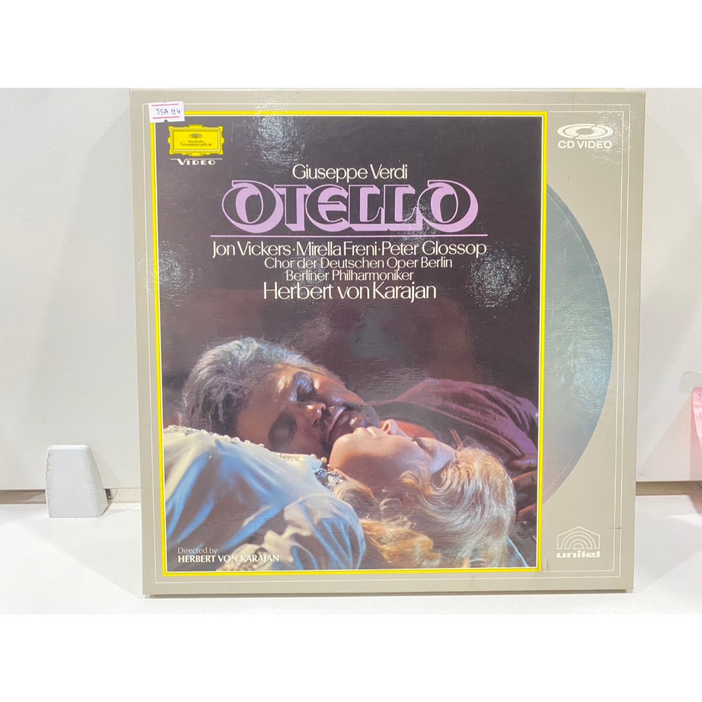 2 LD แอลดี แผ่นเลเซอร์ดิสก์ Giuseppe Verdi OTELLO//Giuseppe Verdi OTELLO  (J14A39)