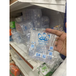 ช้อนรีน่า M ใส ตราดอกบัว บรรจุ 50 ชิ้น