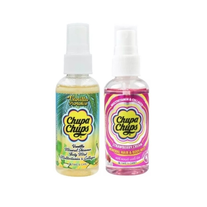 สเปรย์น้ำหอม จูปาจุปส์ ใช้ได้ทั้งผิวและผม TAKE&CARE X Chupa Chups ขนาด 60ml.
