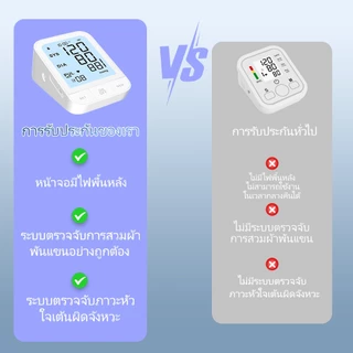 AiQUE วัดความดันโลหิตอัตโนมัติ จอแบ็คไลท์5นิ้ว เสียงไทย แบตในตัว ชาร์จได้ ใช้งานง่าย เกรดทางการแพทย์