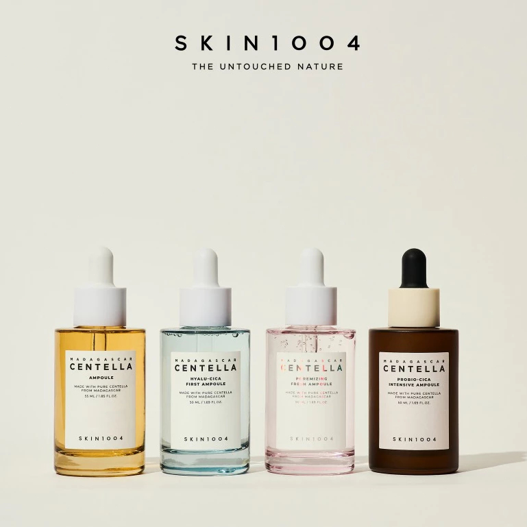 SKIN1004 Madagascar Centella Ampoule สกินวันโอว์โอว์โฟร์ แอมพูล 100ml(Original/Brightening/Poreminizing)