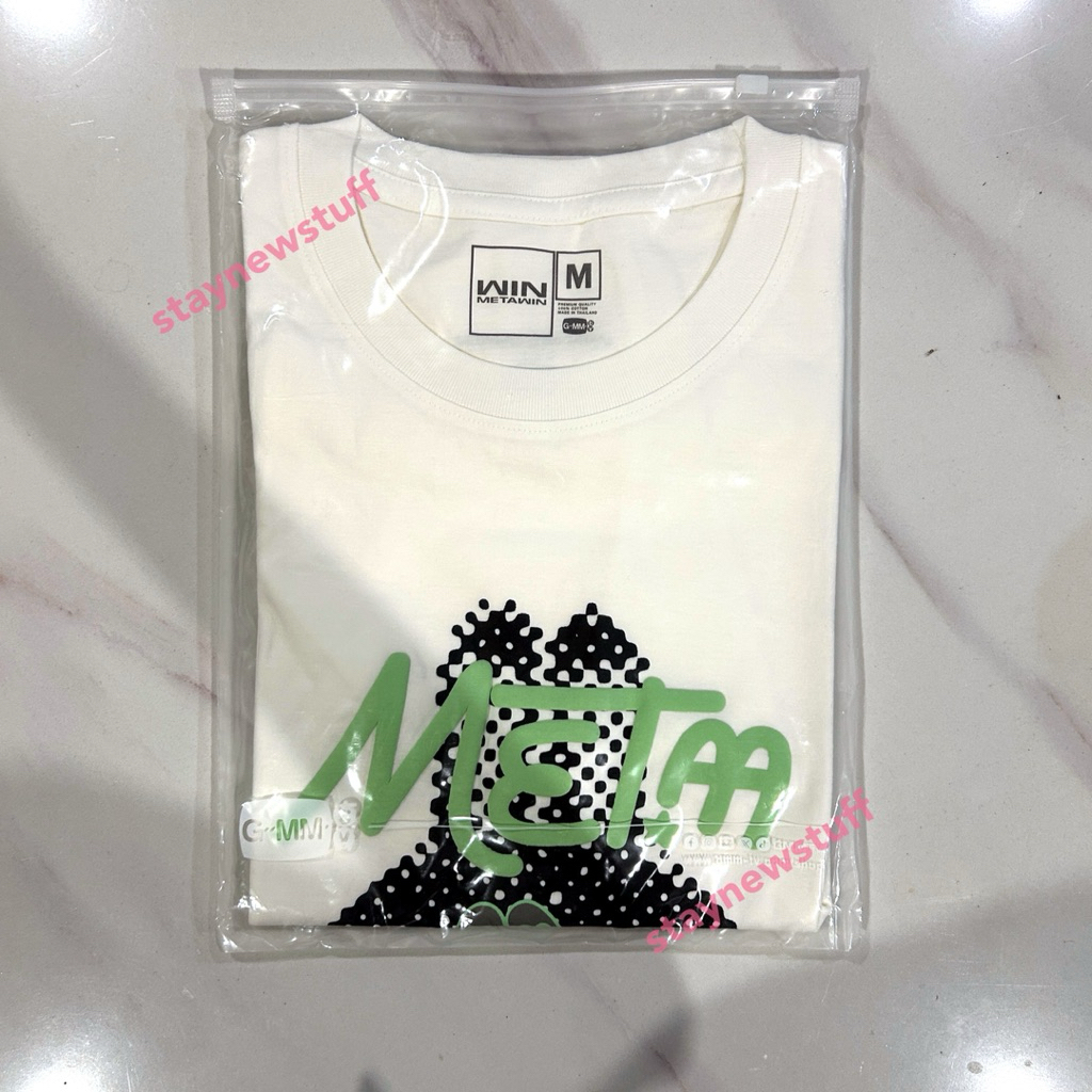 [พร้อมส่ง💙] เสื้อยืดเมต้า วิน เมธาวิน METAA Fandom Official T-shirt GMM TV