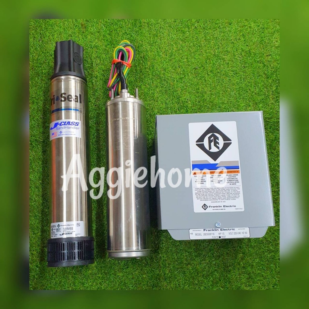 Franklin J-CLASS บาดาล Electric รุ่น 70FA15P4 -PEXB 220V (11/4"/1.5HP/10ใบ) 1100W ปั๊มบาดาล ปั๊มน้ำ 
