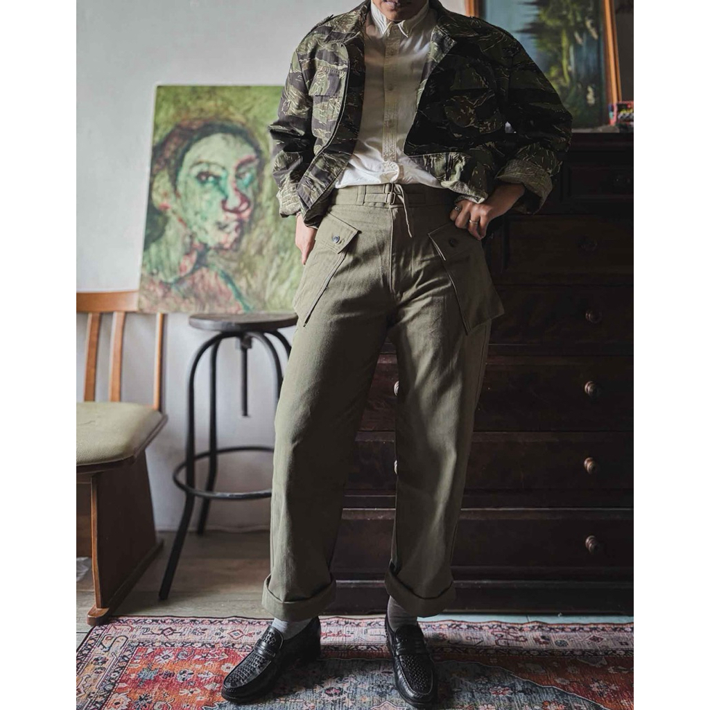 USMC herringbone cotton
