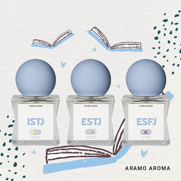 ARAMO AROMA MBTI 15ML - หมวดสีฟ้า กลิ่นหอมที่พาทุกคนเข้าถึงตัวตนที่แท้จริงของแต่ละ MBTI