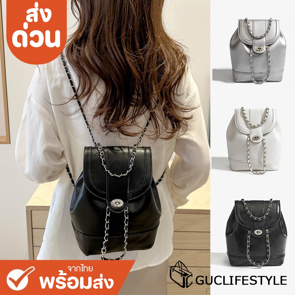 ส่งด่วน GUCSELECTED(B2596) กระเป๋าเป้มินิหนัง PU(VDOถ่ายจากงานจริง)