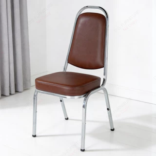 [รับประกัน 1 ปี] Disfurniture เก้าอี้จัดเลี้ยง เก้าอี้สำนักงาน ดีไซน์โมเดิร์น เบาะหนัง/ผ้า โครงสร้างเหล็กชุบโครเมียม