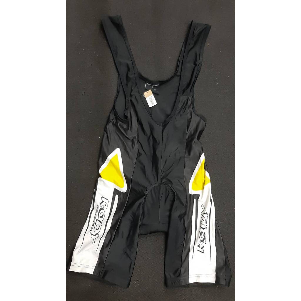 กางเกงปั่นจักรยานแบบเอี๊ยม  Bib Shorts Color Black/Yellow Size L,XL