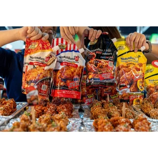 (สินค้าใหม่) ซอสเคลือบไก่ สูตรกลิ่นนิวออลีน เคลือบ ทา ขนาด 800 กรัม ตรา เพียวฟู้ดส์