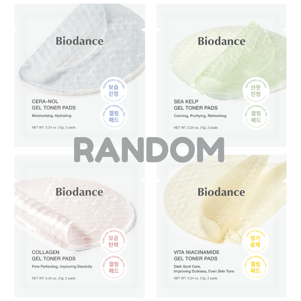 [Not For Sale] BIODANCE Gel Toner Pads 7g [Random]