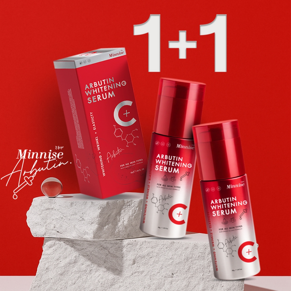 เซรั่มลอกฝ้ากระหน้าเงา 𝗠𝗶𝗻𝗻𝗶𝘀𝗲 𝗔𝗿𝗯𝘂𝘁𝗶𝗻 𝗖+ [1 แถม 1]